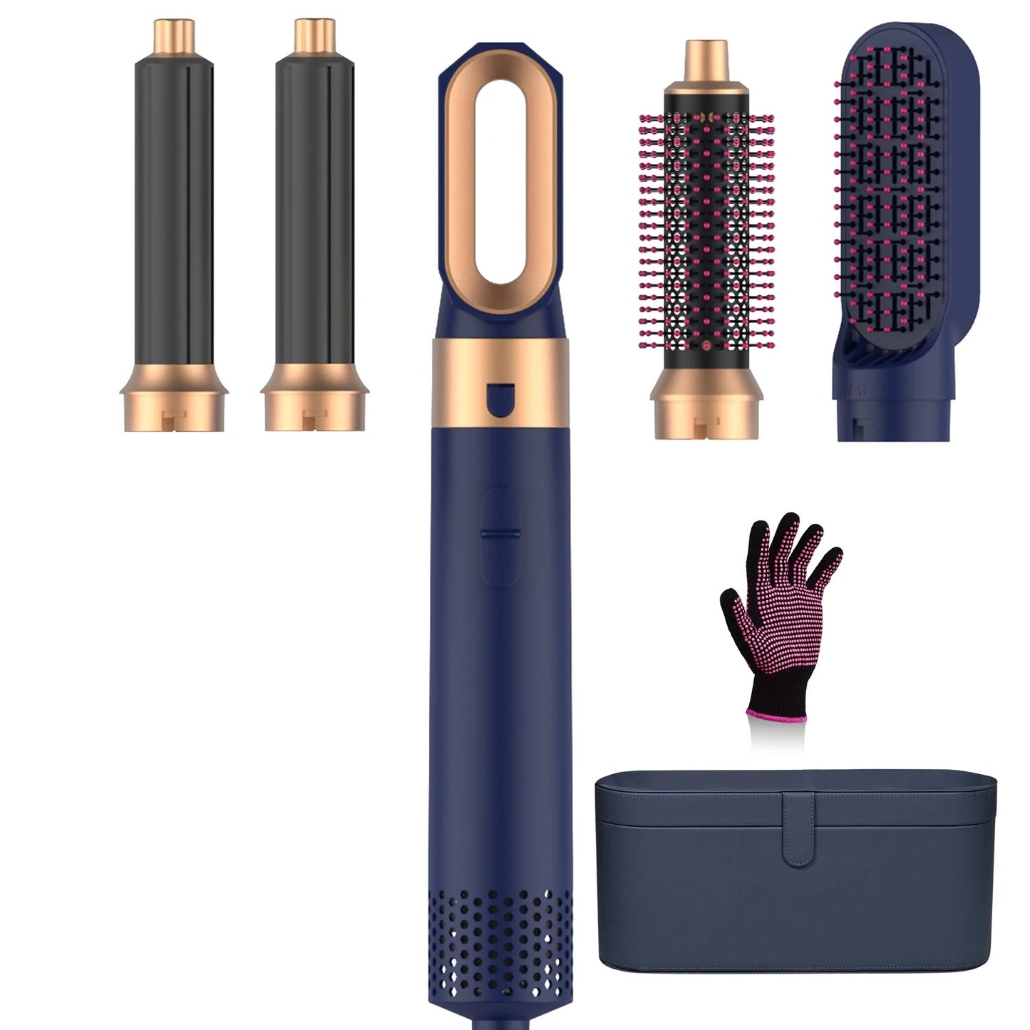 Super Hot Air Brush Wrap Culer 5IN1 Hair Styler