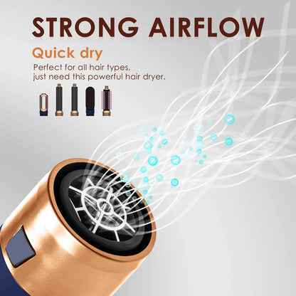 Super Hot Air Brush Wrap Culer 5IN1 Hair Styler