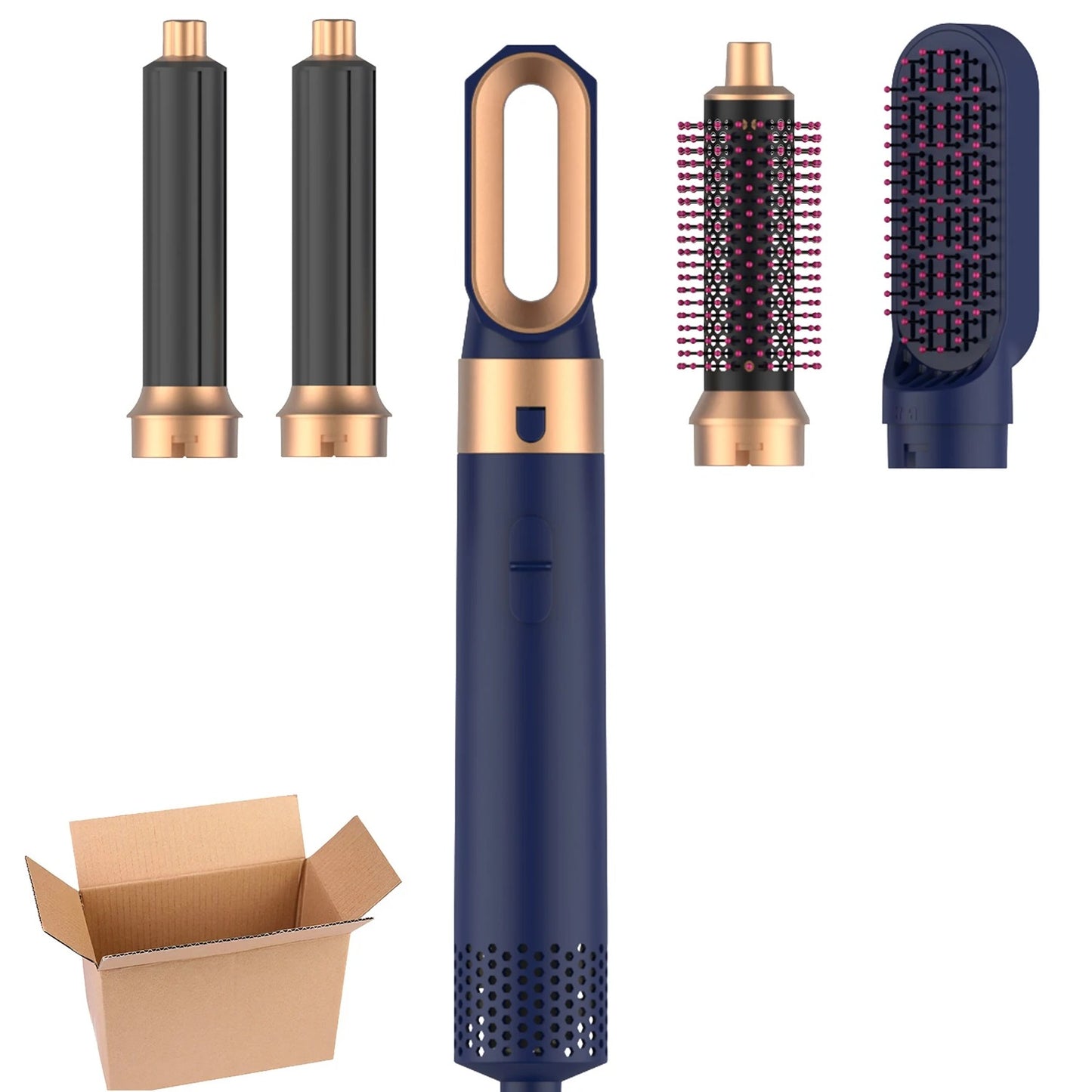 Super Hot Air Brush Wrap Culer 5IN1 Hair Styler